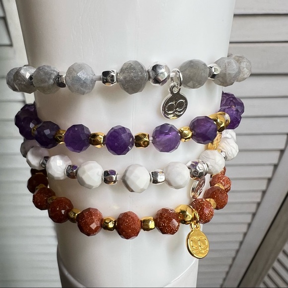 Gorjana Jewelry - GORJANA Set of 4 Mixed Beaded Bracelets NWOT